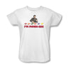 Nbc - Monk-Ish Womens T-Shirt In White