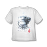 Star Trek - St: Next Gen / Borg Head Big Boys T-Shirt In White