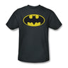 Batman - Classic Bat Logo Adult T-Shirt In Charcoal