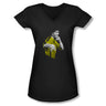Bruce Lee - Juniors Suit Of Death V-Neck T-Shirt