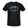 Batman - Mens Smoke Signal V-Neck T-Shirt