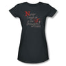Hobbit - Juniors Never Laugh Sheer T-Shirt