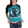 Kurt Cobain - Juniors Water Guitar Photo Raglan