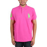 Polo Ralph Lauren - Mens Custom Fit Big Pony Polo in Hot Pink