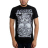 Asking Alexandria - Mens Skull Stack Slim Fit T-Shirt