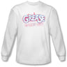 Grease - Mens Grease Is The Word Long Sleeve Shirt In White