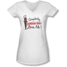 Arkham City - Juniors Somebody Loves Me V-Neck T-Shirt