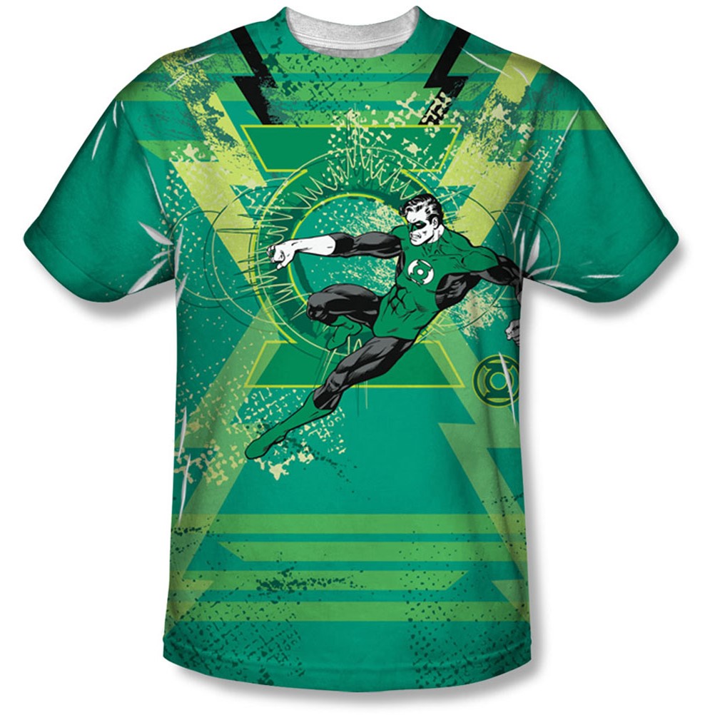 Green Lantern - Mens Weild The Logo T-Shirt  Dress Code