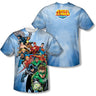 Jla - Mens Heroes Unite T-Shirt