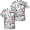 Superman - Mens Comic Page All Over T-Shirt
