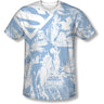 Superman - Mens Man Of Steel Collage T-Shirt