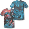 Superman - Mens Red Sun T-Shirt
