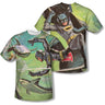 Batman - Mens Underwater (Front/Back Print) T-Shirt