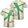 Gumby - Mens Stretched (Front/Back Print) T-Shirt
