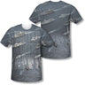 Navy - Mens Fleet (Front/Back Print) T-Shirt