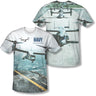 Navy - Mens Osprey (Front/Back Print) T-Shirt