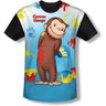 Curious George - Mens Paint All Over T-Shirt