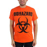 Biohazard - Mens Classic Logo T-shirt in Orange