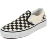 Vans - Kids Classic Slip-On Shoes In Black /White Checkerboard