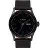 Nixon Men's Sentry Leather Analog Watch