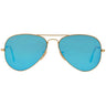 Ray-Ban - Mens Aviators Sunglasses In Gold, Eye Size: 55