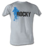 Rocky - Mens Black And Blue T-Shirt In Silver