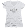 Cbgb - Womens Club Logo V-Neck T-Shirt
