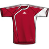 Adidas - Iro Jsy  Youth  Boys Shortsleeve Shirt In Red,White