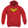 Dc - Youth Wonder Woman Logo Pullover Hoodie