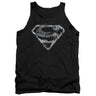 Superman - Mens Smoking Shield Tank Top