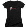 Pontiac - Juniors Modern Pontiac Arrowhead V-Neck T-Shirt