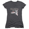 Battlestar Galactica - Juniors Mark Ii Viper V-Neck T-Shirt