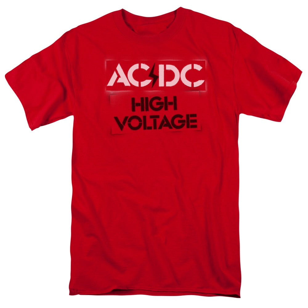 AC/DC - Mens High Voltage Stencil T-Shirt – Dress Code