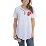 Rolling Stones - Womens Rolling Stones Junior Baseball Basketball Jersey