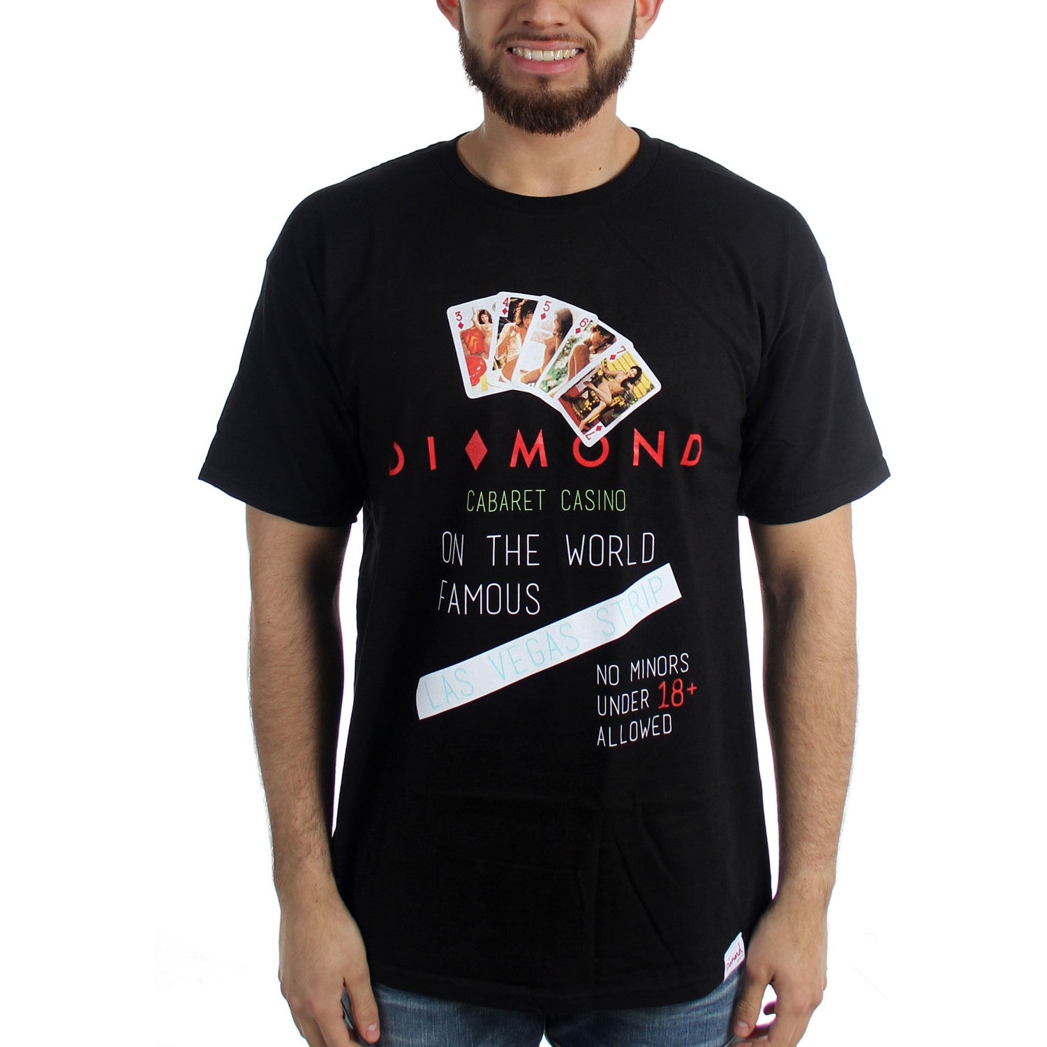 Diamond Supply Mens Diamond Casino T-Shirt – Dress Code