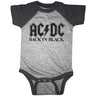 Acdc - Unisex-Baby Bib In Black Onesie