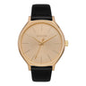 Nixon - Women's Clique Leather Analog Watch