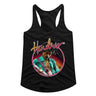Jimi Hendrix - womens Neon Racerback Tank Top