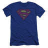 Superman - Mens Little Logos Premium Slim Fit T-Shirt