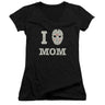 Friday The 13Th - Juniors Mommas Boy V-Neck T-Shirt