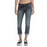 Rock Revival - Womens Vintage Blue Capri Jeans