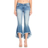Miss Me - Womens Mid Rise M2207CF Crop Flare Jeans