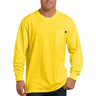 Dickies - Mens Long Sleeve Heavyweight Neon Crew Neck Shirt