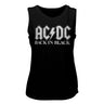 Ac/Dc - Womens Back In Black 2 Muscle Tank Top